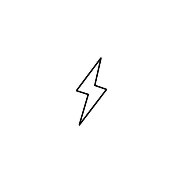 Vettore Icona Flash Simbolo Sito Web Computer Vettore Mobile — Vettoriale Stock