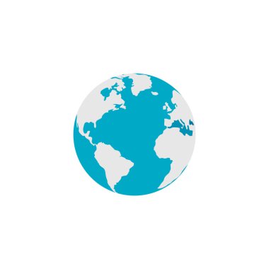 Globe Simgesi vektörü. Web sitesi Bilgisayar ve mobil vektörü sembolü