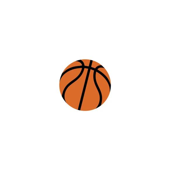 Basketball Icon Vector Symbol Web Site Computer Mobile Vector — Stock Vector