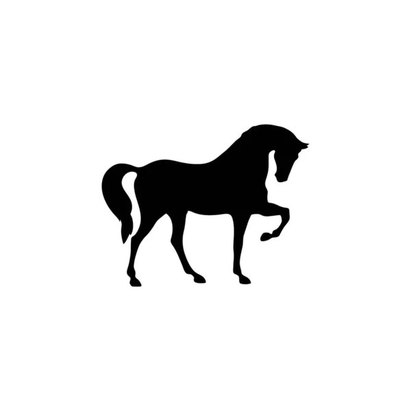 Ícone Cavalo Preto Elementos Gráficos Para Seu Design —  Vetores de Stock