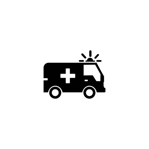 Ilustración Ambulancia Icono Vector Símbolo Para Diseño Plano Web — Vector de stock