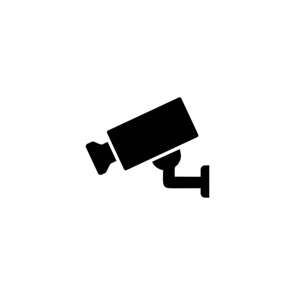 Sicherheitskamera Symbol Oder Logo Isoliert Zeichen Symbol Vektor Illustration Hochwertige — Stockvektor
