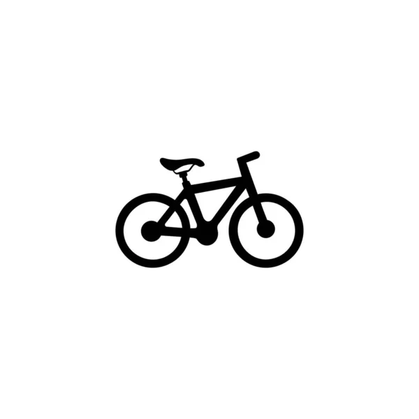 Icono Bicicleta Ilustración Vectorial Estilo Diseño Plano Vector Icono Bicicleta — Vector de stock