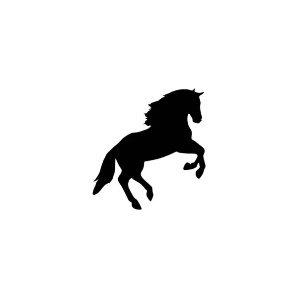 Icône Cheval Sautant Logo Isolé Signe Symbole Illustration Vectorielle Icônes — Image vectorielle