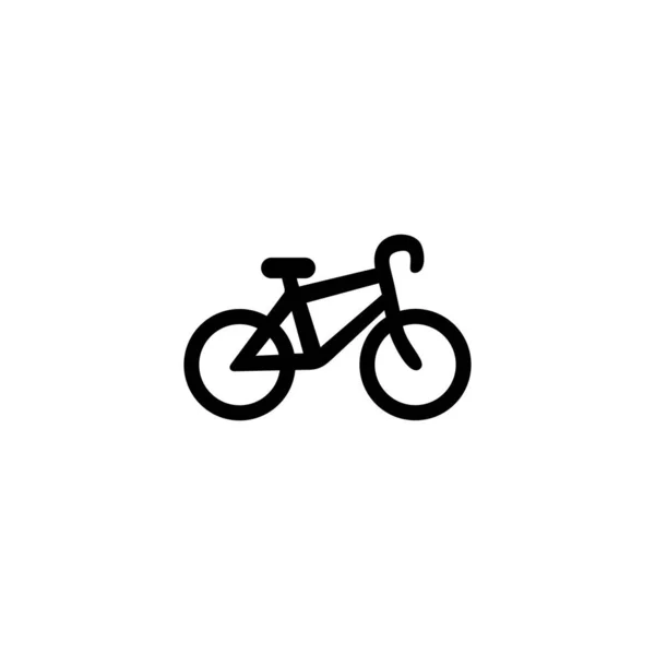 Icona Della Bici Logo Isolato Segno Simbolo Vettoriale Illustrazione Icone — Vettoriale Stock