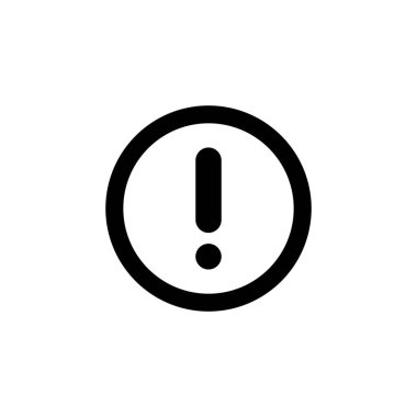  Ünlem düğmesi simgesi. Tasarımınız için grafiksel ögeler