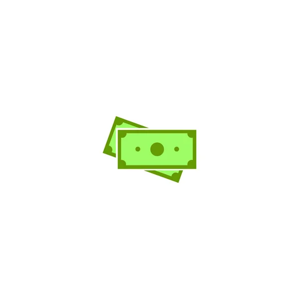Dolar Para Ikonu Vektörü Web Düz Tasarımı Için Sembol — Stok Vektör