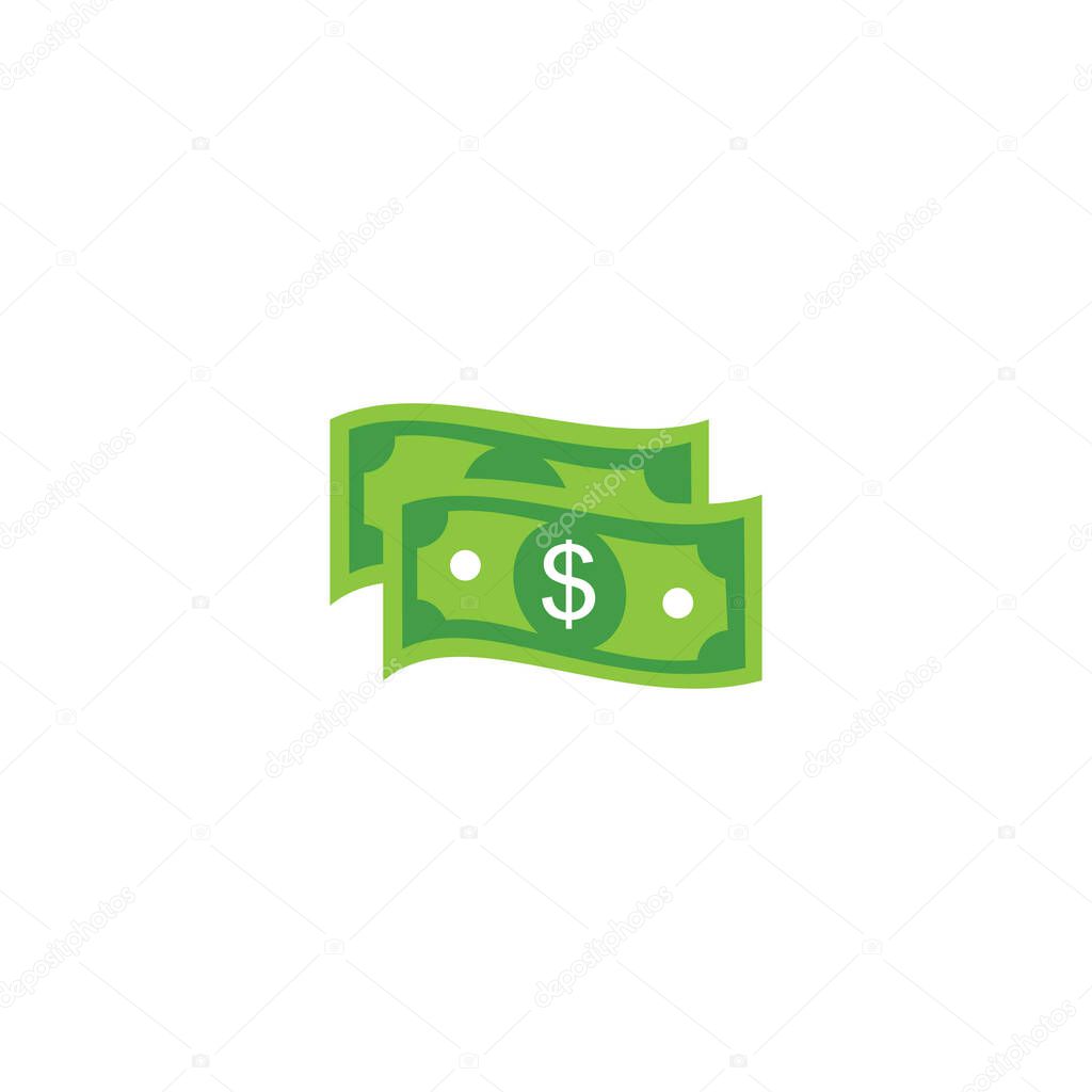 money dollar icon. Graphic elements for your design