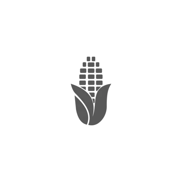 Ikona Kukurydzy Lub Logo Pojedynczy Znak Symbol Wektor Ilustracja Wysokiej — Wektor stockowy