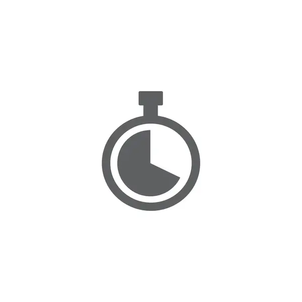 Timer Stopwatch Alarm Pictogram Grafische Elementen Voor Ontwerp — Stockvector