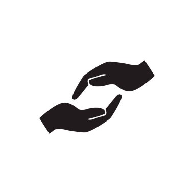 Eller simge vektörünü verir ve alır. Web düz tasarımı için sembol