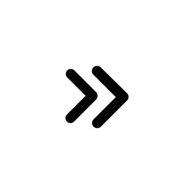 İleri sarma simgesi. Tasarımınız için grafiksel ögeler