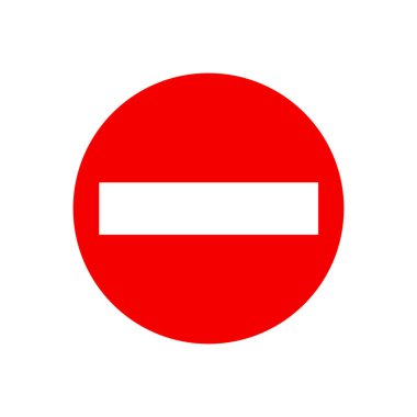 Yol simgesini durdur. Tasarımınız için grafiksel ögeler