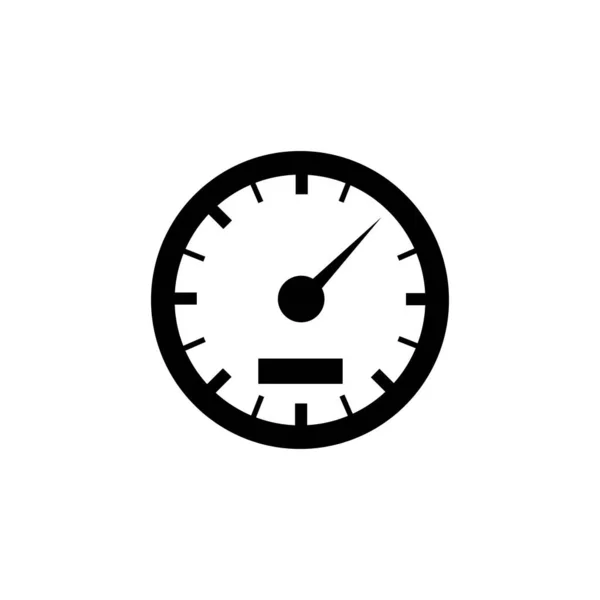 汽车速度计Icon矢量 Web站点的符号计算机和移动向量 — 图库矢量图片