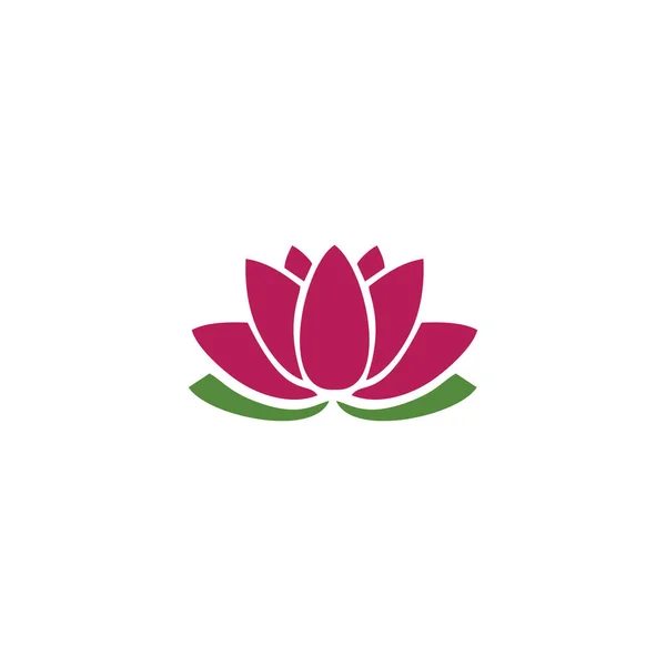 Lotus Blomma Ikonen Vektor Symbol För Webbplats Dator Och Mobil — Stock vektor