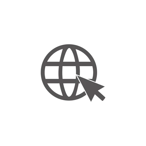 Världsomspännande Webb Ikon Eller Logotyp Isolerade Tecken Symbol Vektor Illustration — Stock vektor