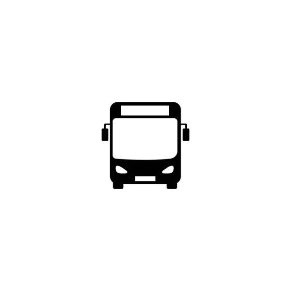 Bus Silhouette Icon Vektor Symbol Für Flaches Web Design — Stockvektor