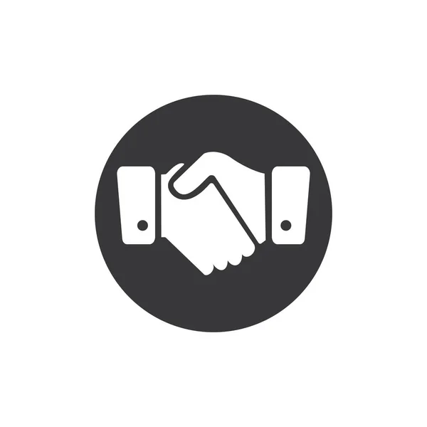 Ilustração Handshake Vetor Ícone Símbolo Para Web Site Computador Vetor — Vetor de Stock