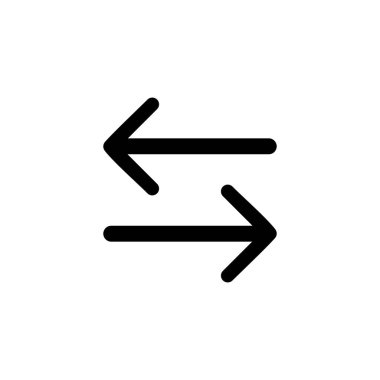  Çift ok ikonu vektörü. Web düz tasarımı için sembol