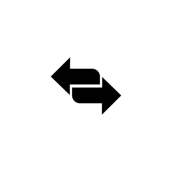 Illustratie Van Uitwisseling Icon Vector Symbool Voor Website Computer Mobiele — Stockvector