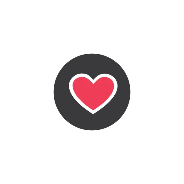 Fondo Con Icono Forma Corazón Elementos Gráficos Para Diseño — Vector de stock
