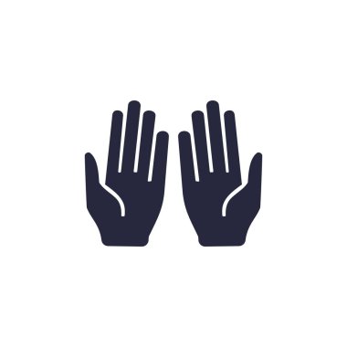 Dua eden eller simgesi veya logo izole edilmiş işaret sembolü illüstrasyonu - yüksek kaliteli siyah biçim vektör simgeleri 