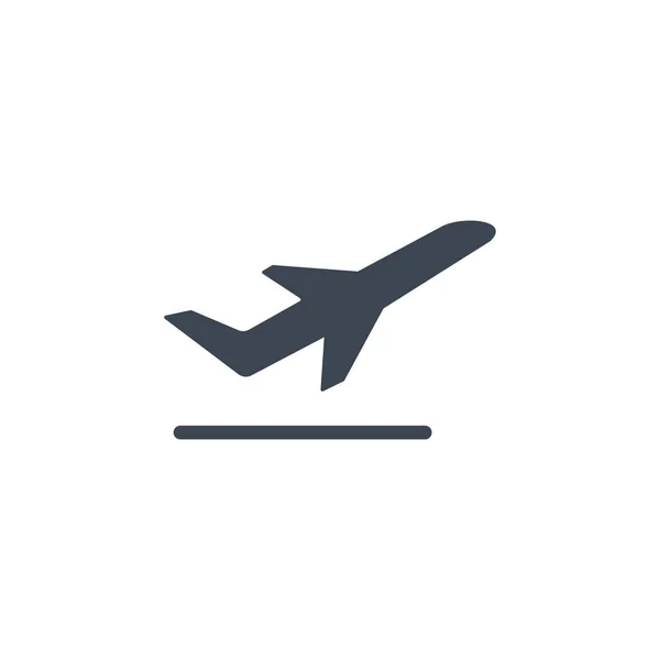 비행기 실루엣 아이콘을 설계에 그래픽 — 스톡 벡터