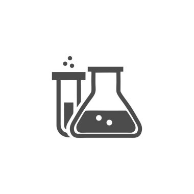 Kimya testi tüpü ve matarası.