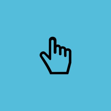 Kırpıcı mavi arkaplanda izole edildi