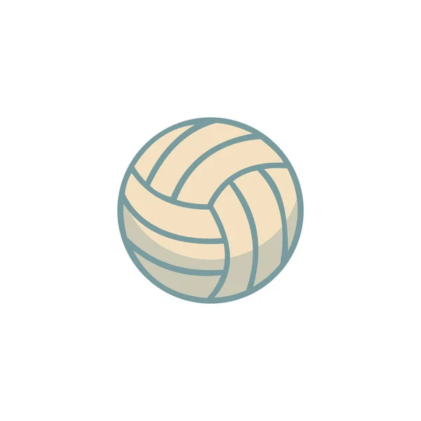 Ikonen Vektor Für Volleyball Symbol Für Flaches Web Design — Stockvektor