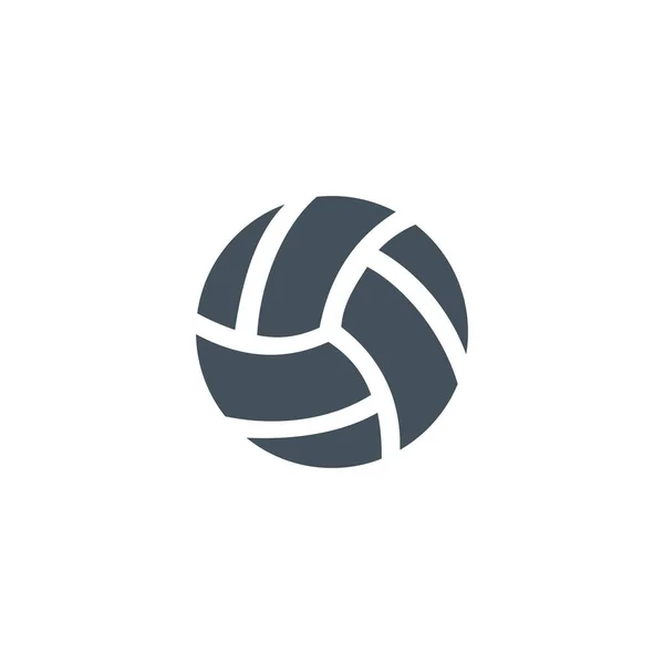Volleyball Isoliert Auf Weißem Hintergrund — Stockvektor