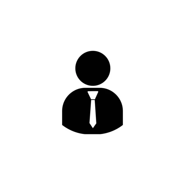 ビジネスの人のアイコンやロゴの孤立した記号のベクトルのイラスト 高品質の黒のスタイルのベクトルのアイコン — ストックベクタ