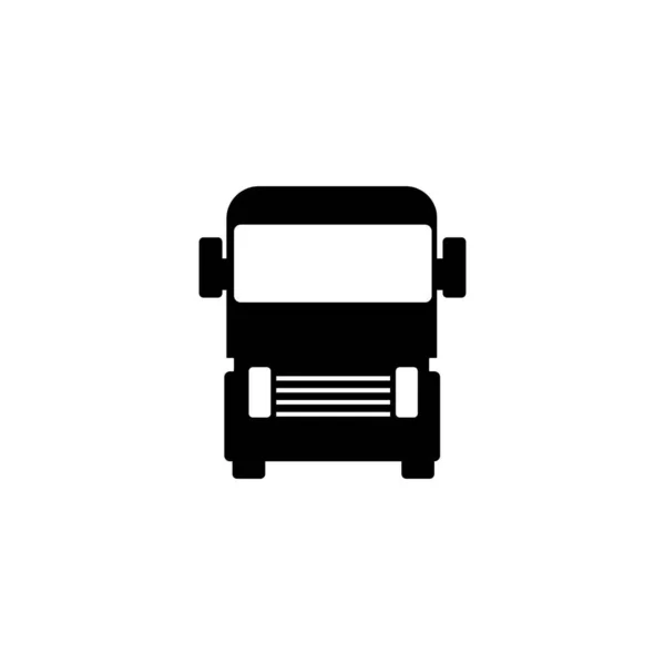 Φορτηγό Μπροστά Διάνυσμα Εικονίδιο Σύμβολο Για Την Ιστοσελίδα Υπολογιστής Και — Διανυσματικό Αρχείο