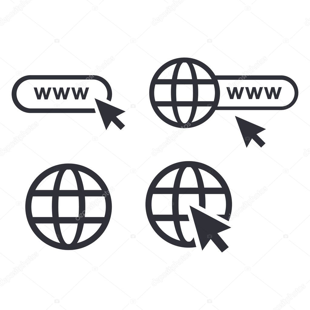 collection of website icon