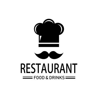 Restoran simgesi vektörü