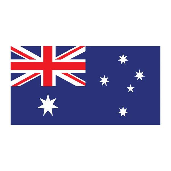 Abbildung Der Australischen Flagge — Stockvektor