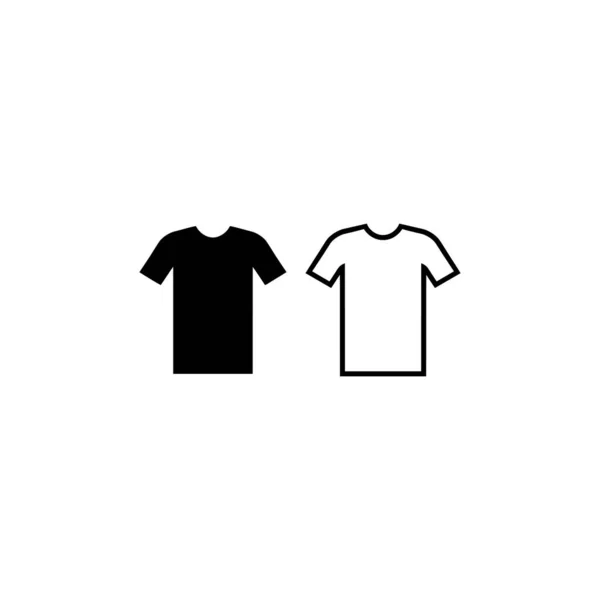 Shirt Ikon Vektor Symbol För Webbplats Dator Och Mobil Vektor — Stock vektor