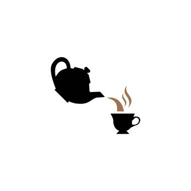 Kupa simgeli çaydanlık