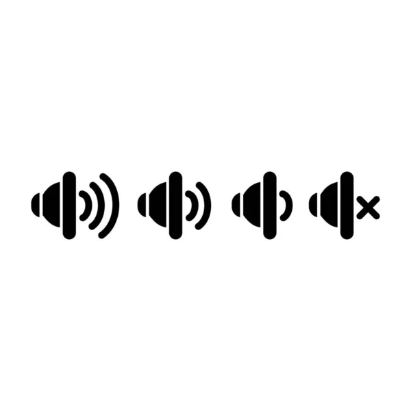 Colecciones Volumen Audio Icon Vector Símbolo Para Sitio Web Computadora — Vector de stock