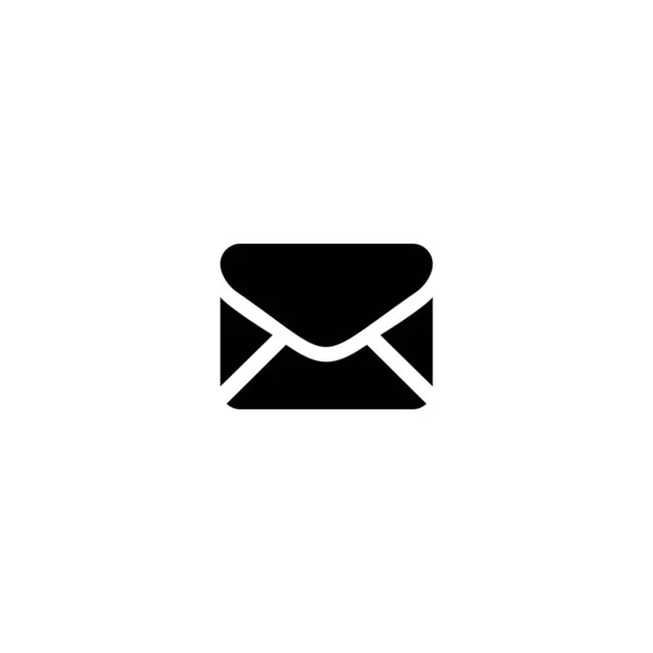 Closed Envelope Shape Icon Vector — Stock Vector