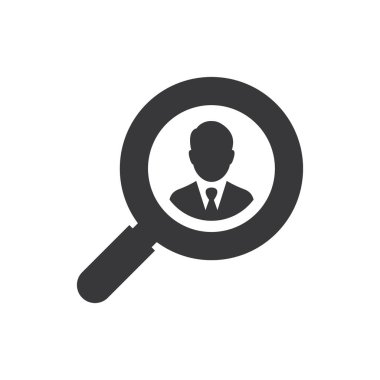 Büyütme cam simgesi logosu