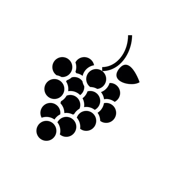 Ikona Winogron Lub Logo Izolowane Symbol Znaku Wektor Ilustracja Wysokiej — Wektor stockowy