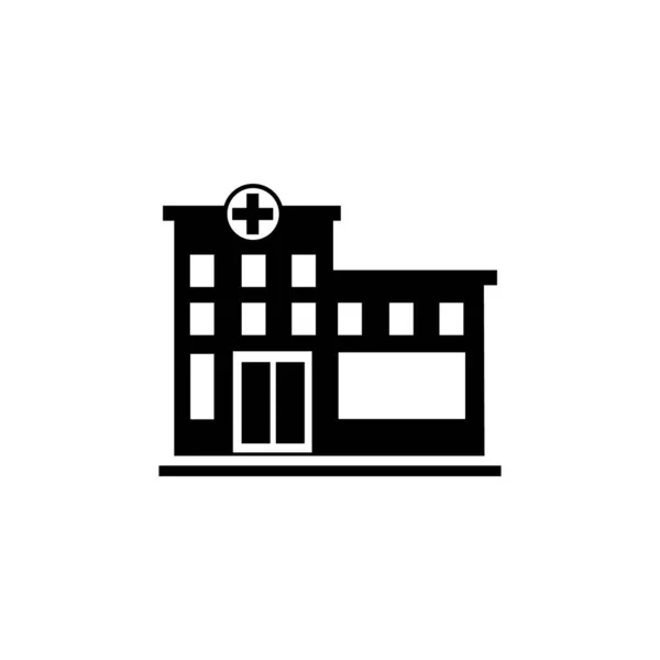 Ilustración Del Edificio Del Hospital — Vector de stock