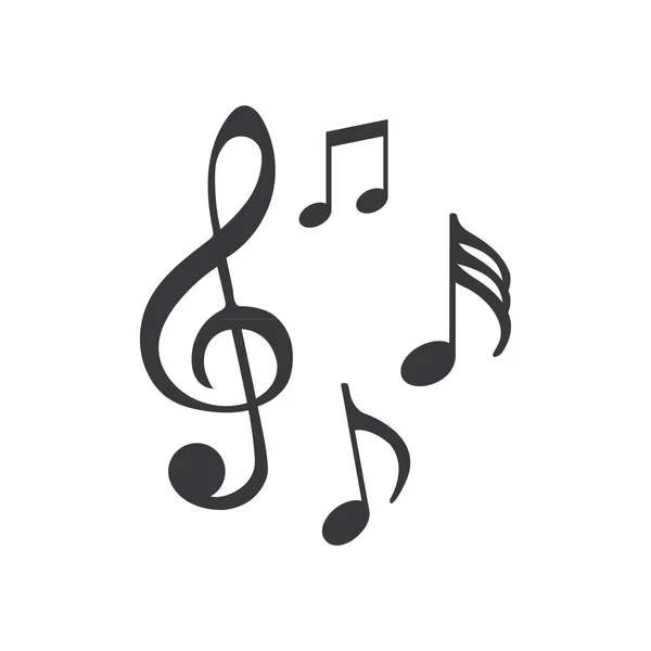 Music Notes Simple Icon — стоковый вектор