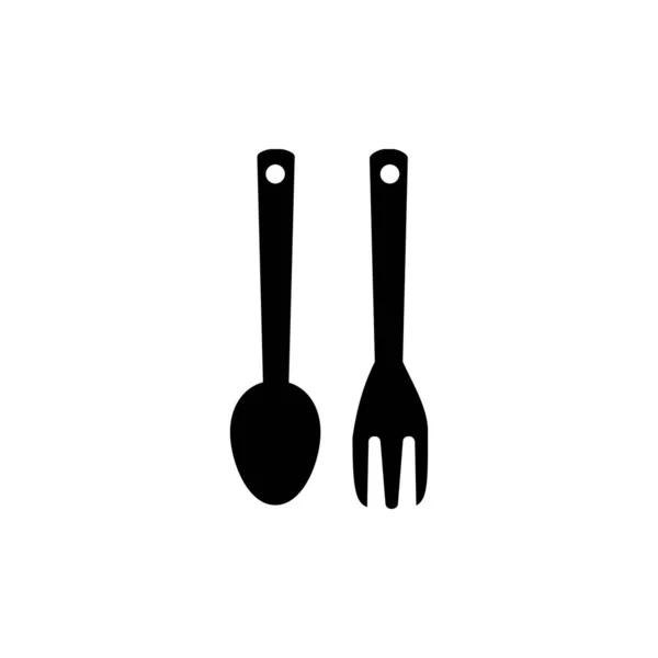 Spoon Fork Symbol — Stock Vector