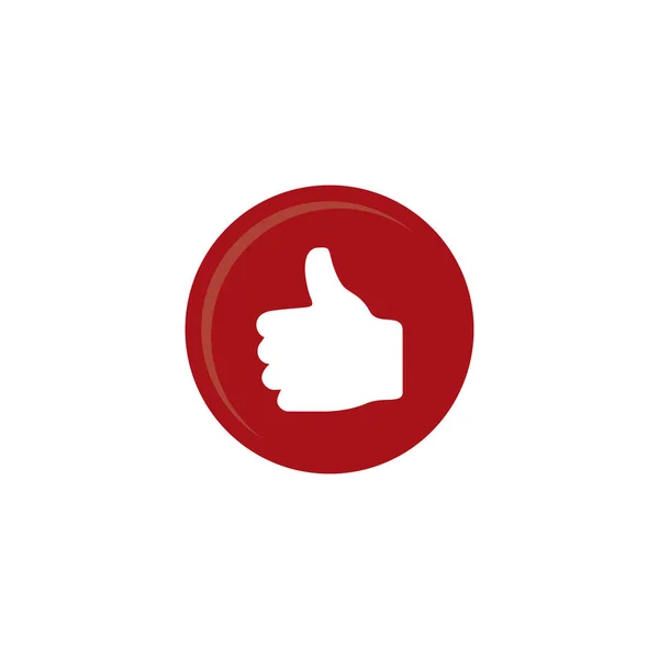 Thumb Icon Logo — Stock Vector