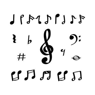 Müzik notalarının tasviri