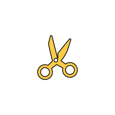 Makas simgesinin gösterimi