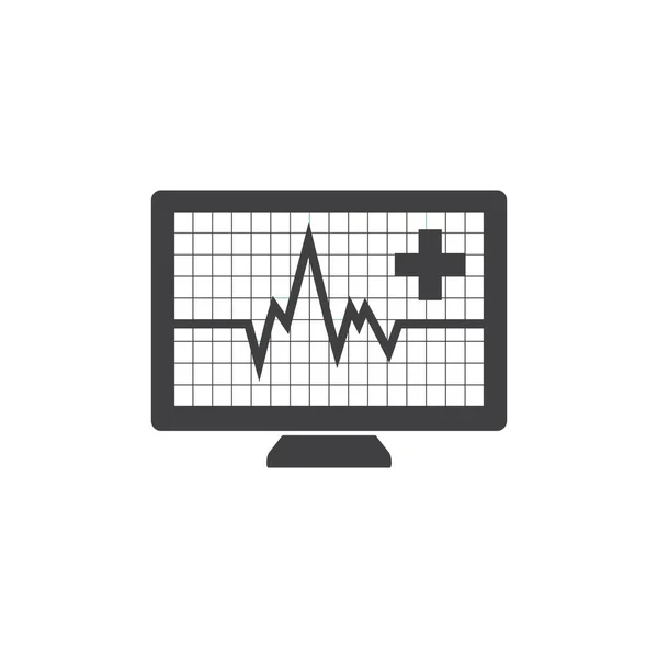 Heartbeat Icon Vector Art — Stock Vector