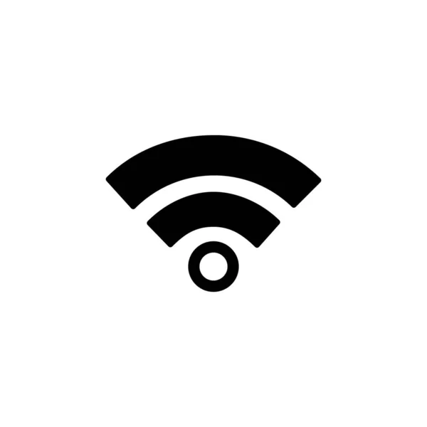 Wifi Isoliert Auf Weißem Hintergrund — Stockvektor